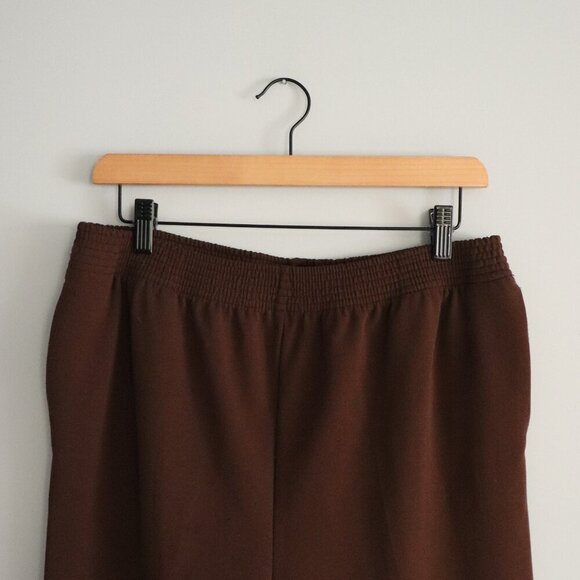 Northern Traditions‎ Women's Brown 10P Stretch Straight Leg Casual Lounge Pants - Picture 3 of 12